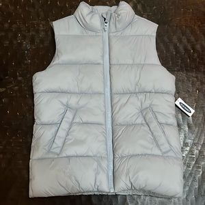 Old Navy Puffer Vest - Gray NWT